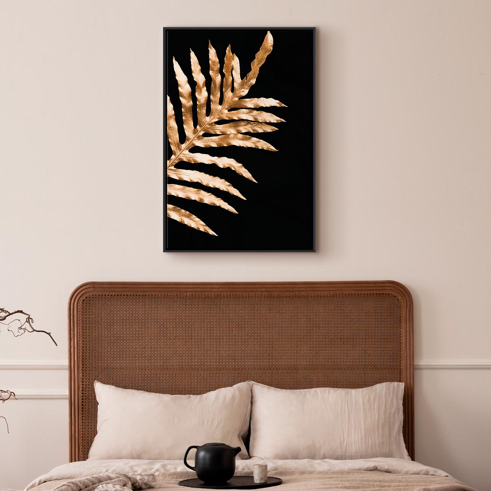 Magic Fern Leaf Nature Canvas Print