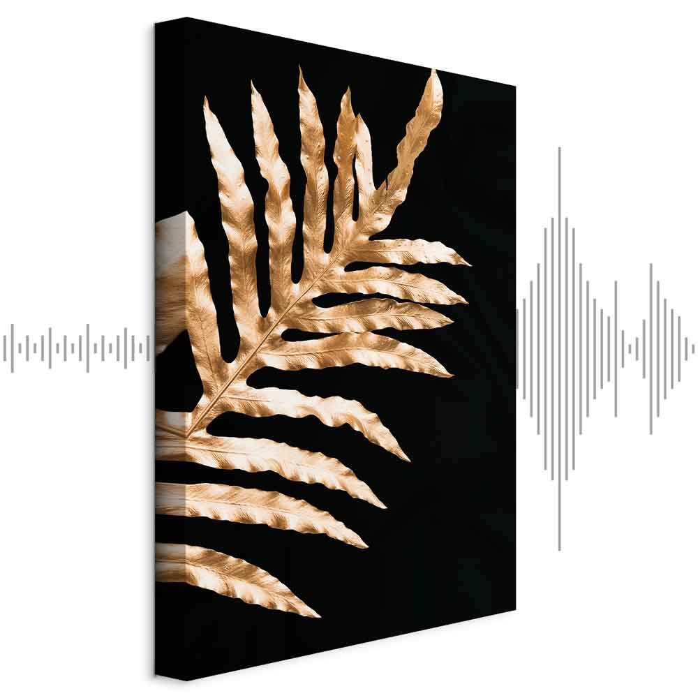 Magic Fern Leaf Nature Canvas Print