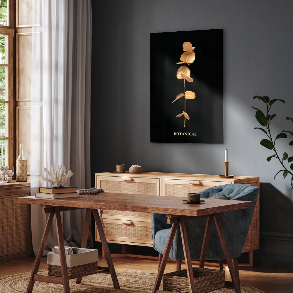 Autumn Leaf Close-Up Nature Canvas Print