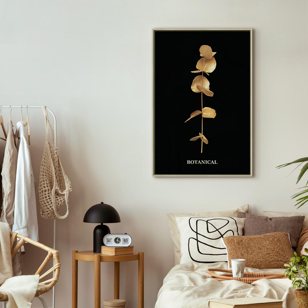 Autumn Leaf Close-Up Nature Canvas Print