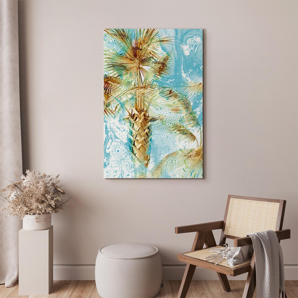Tropical Palm Trees Nature Canvas Print