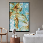 Tropical Palm Trees Nature Canvas Print