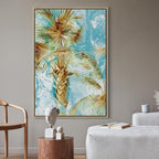 Tropical Palm Trees Nature Canvas Print