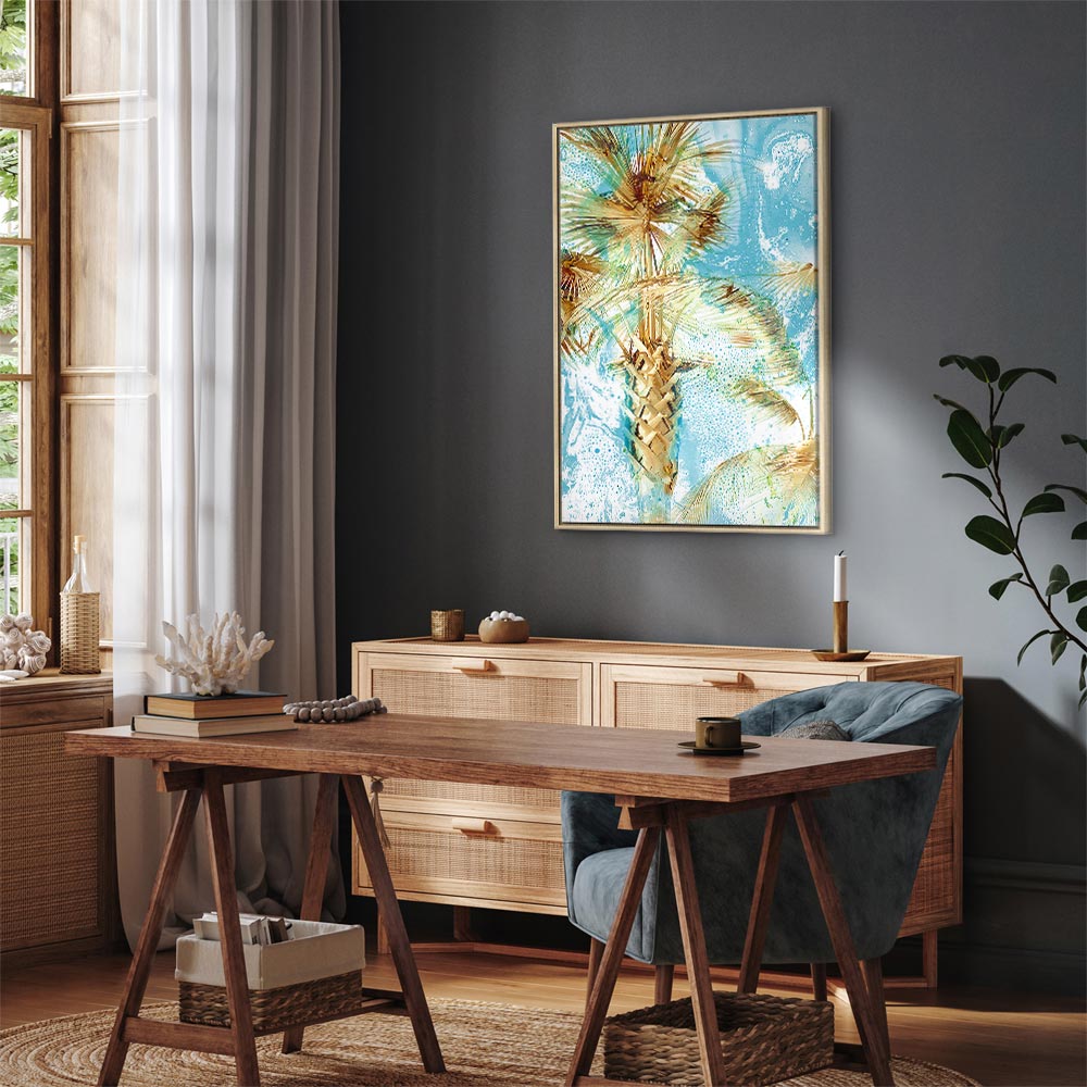 Tropical Palm Trees Nature Canvas Print