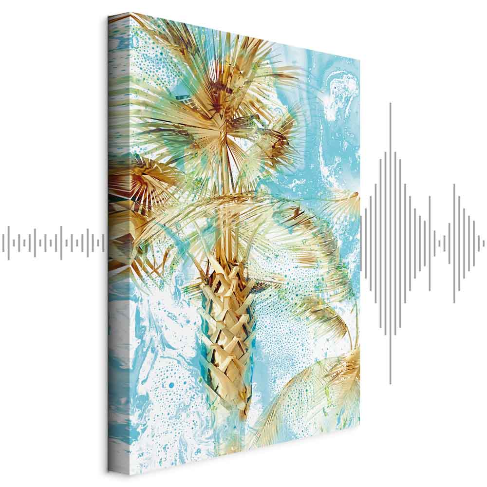 Tropical Palm Trees Nature Canvas Print