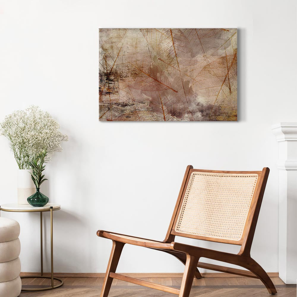 Vintage Nature Texture Wide Canvas Print