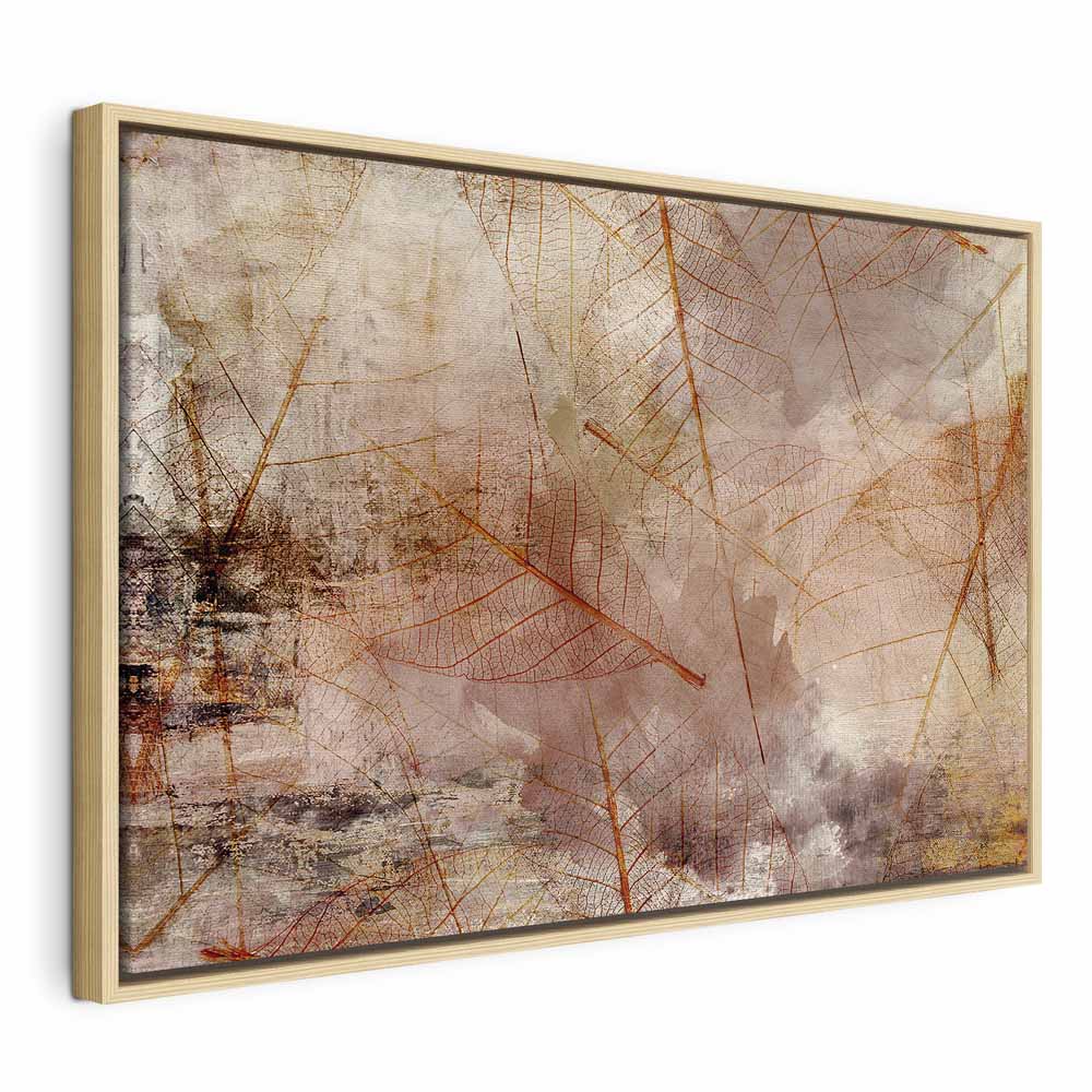Vintage Nature Texture Wide Canvas Print