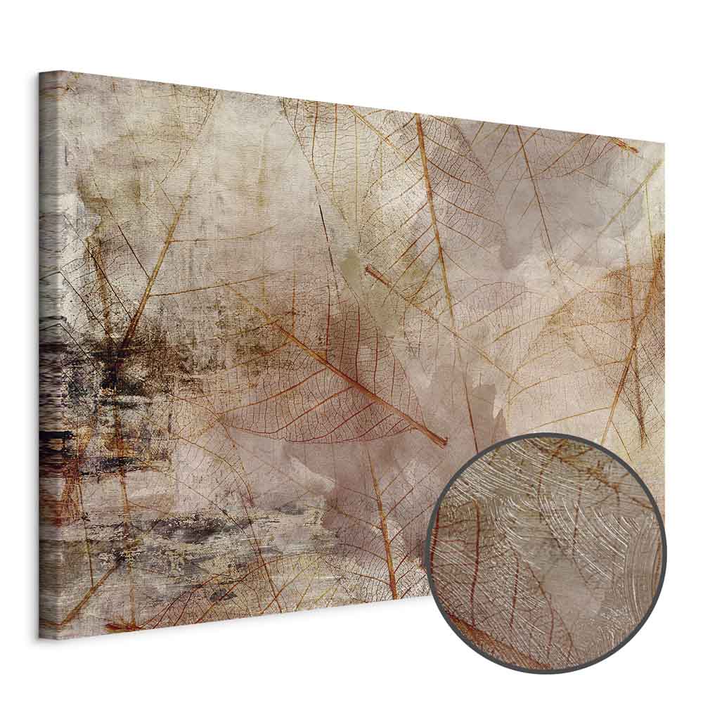 Vintage Nature Texture Wide Canvas Print