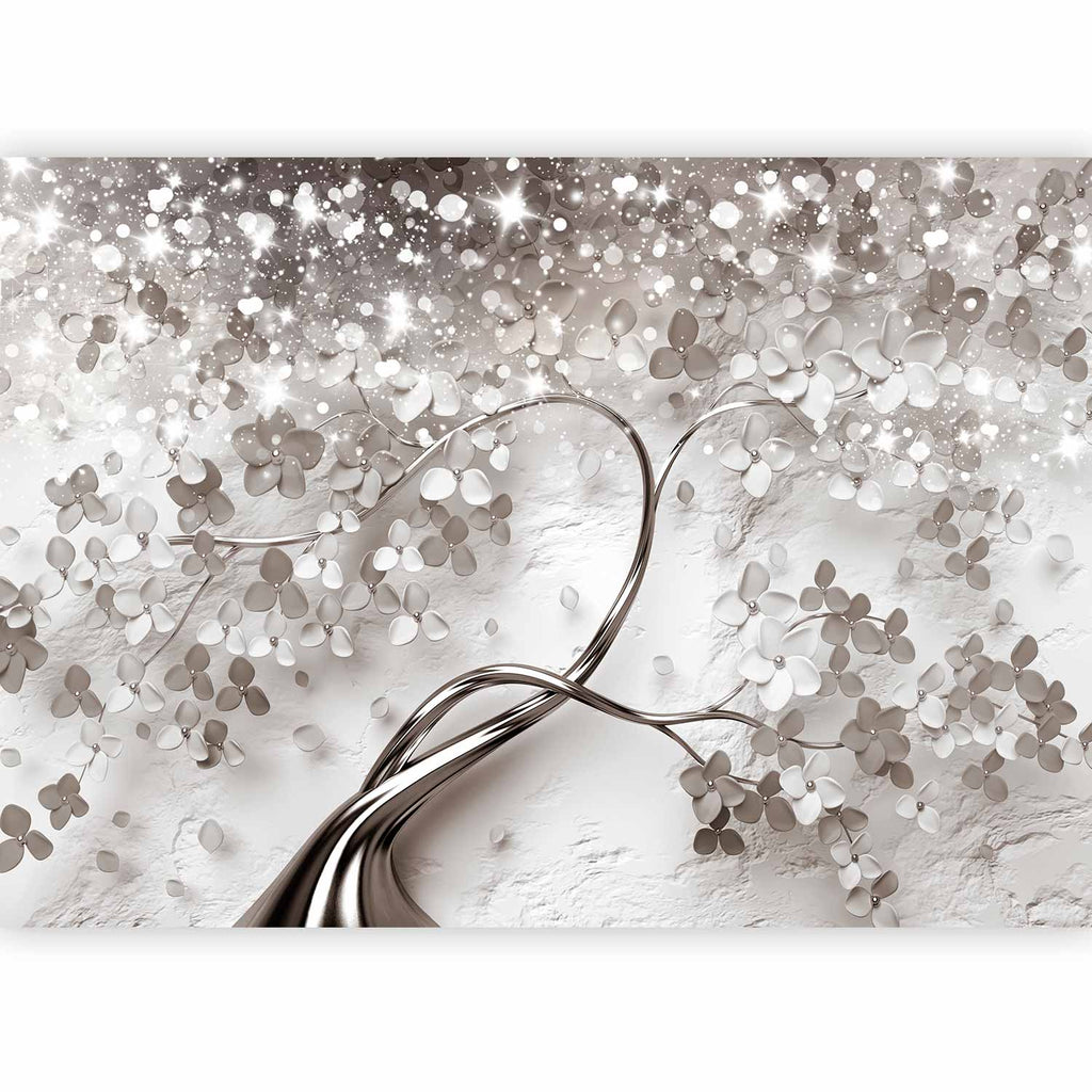 Abstract Star Tree Nature Wall Mural