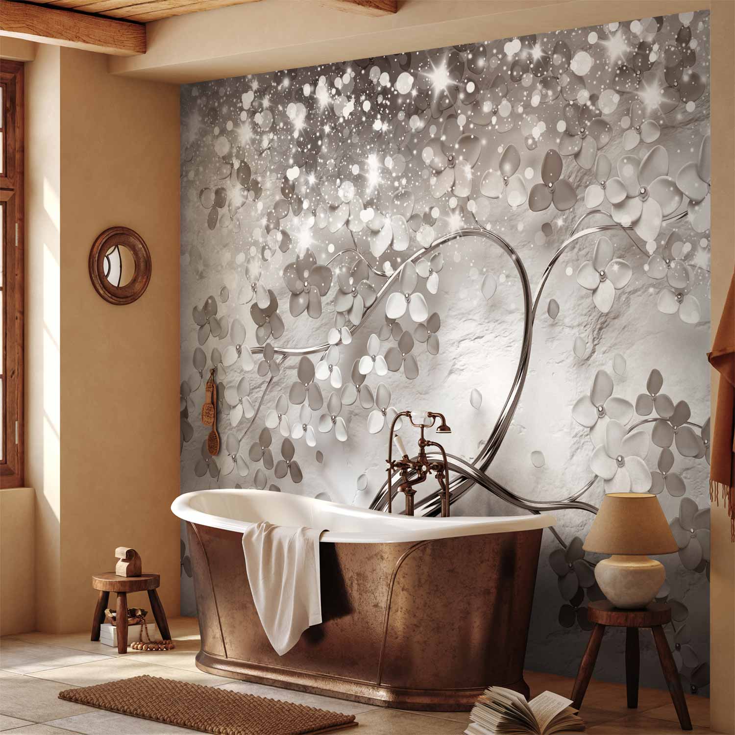 Abstract Star Tree Nature Wall Mural