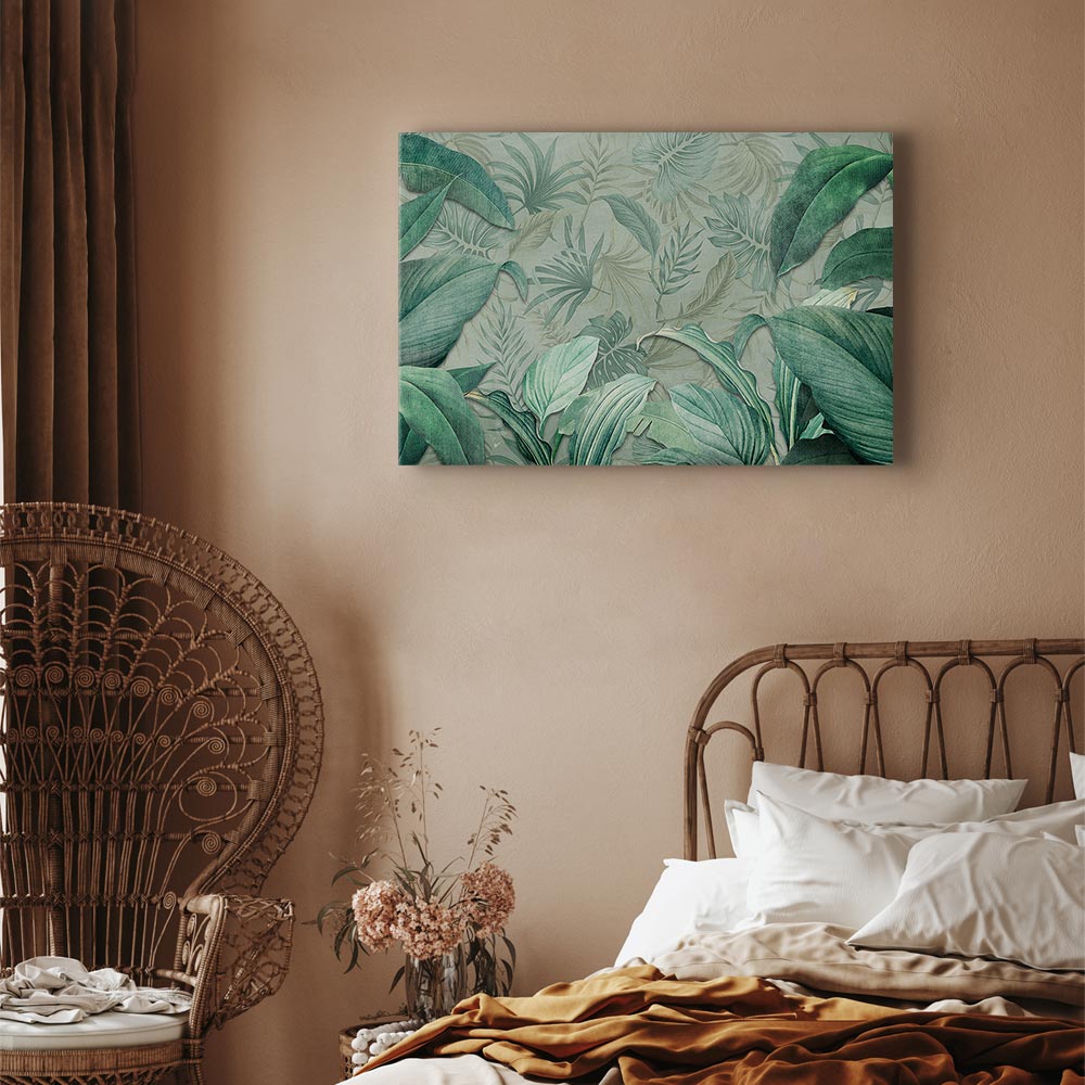 Exotic Tropical Leaves Nature Canvas Print