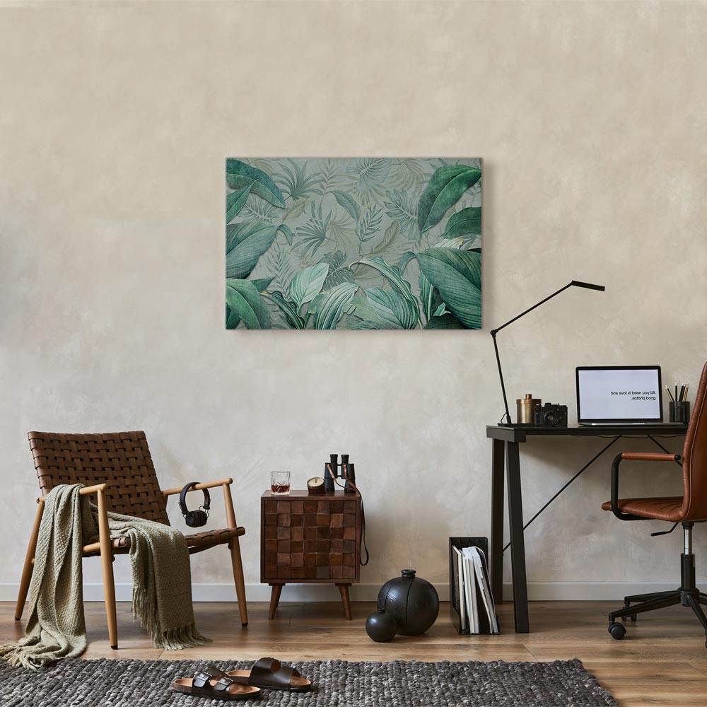 Exotic Tropical Leaves Nature Canvas Print