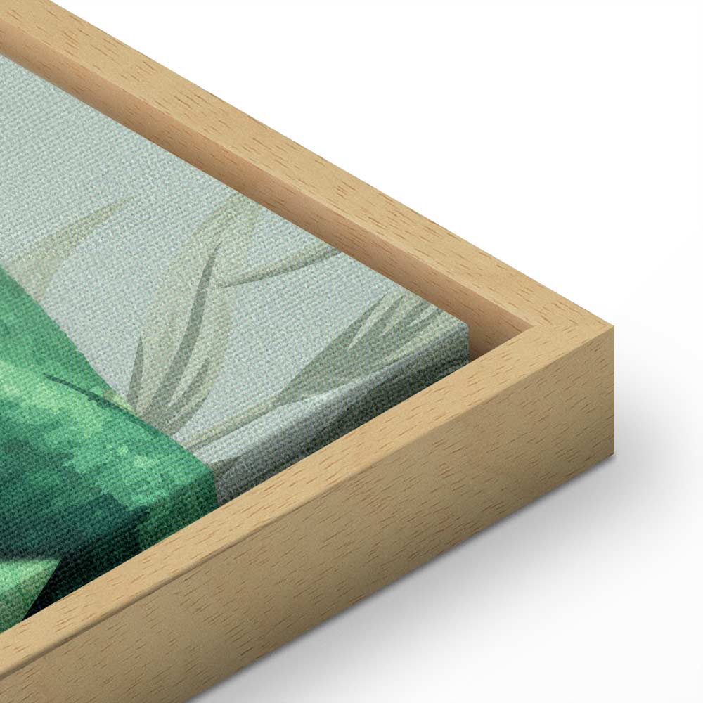 Exotic Tropical Leaves Nature Canvas Print