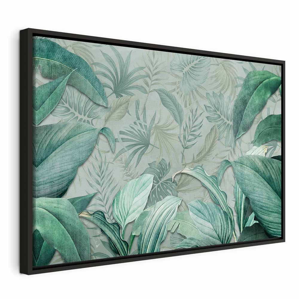 Exotic Tropical Leaves Nature Canvas Print