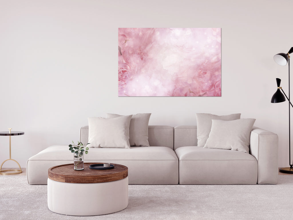 Canvas Print Pink Power Wide (1 Part)