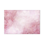Pink Floral Canvas Print Wide