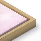 Pink Floral Canvas Print Wide