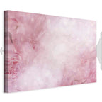 Pink Floral Canvas Print Wide