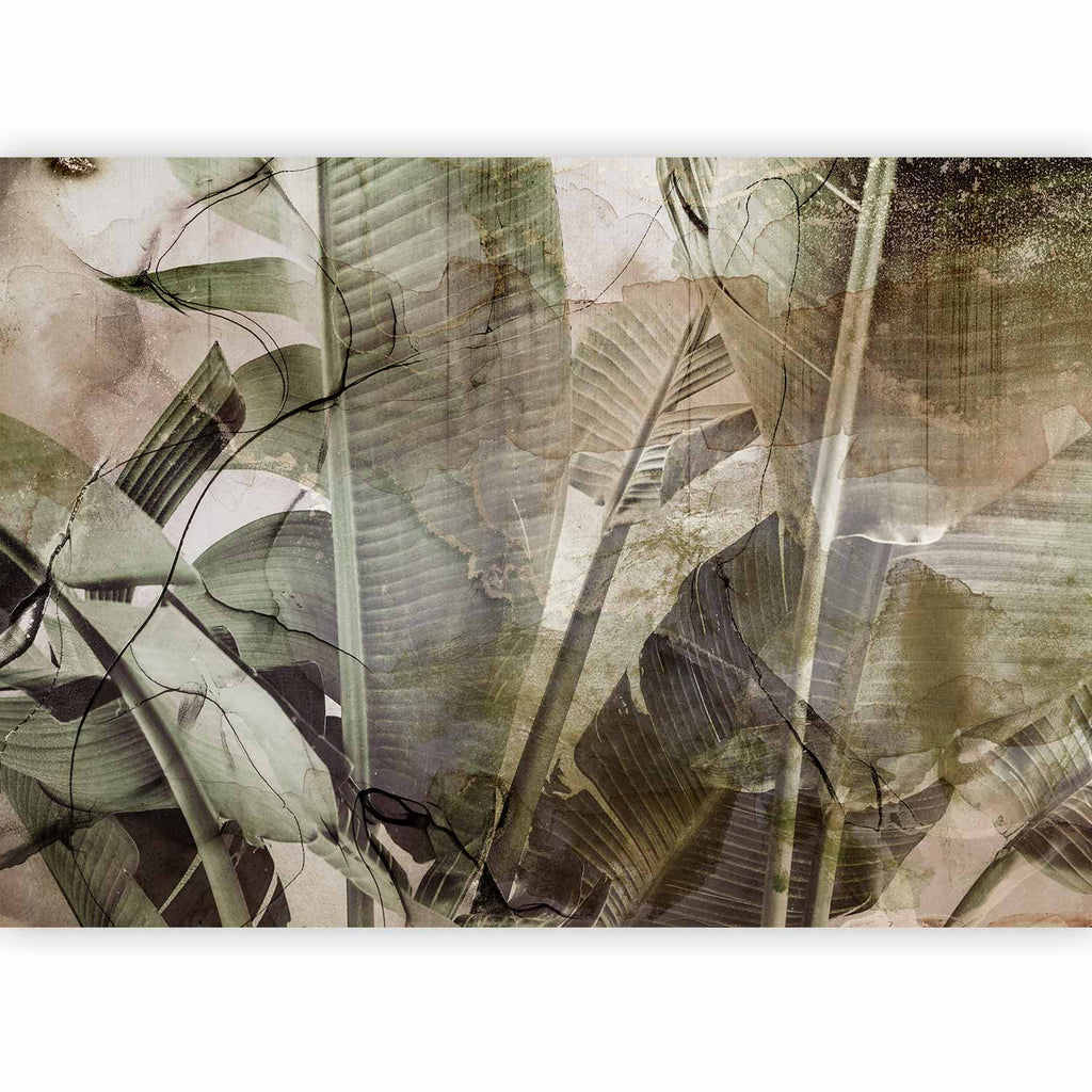 Banana Leaves Tropical Wall Mural