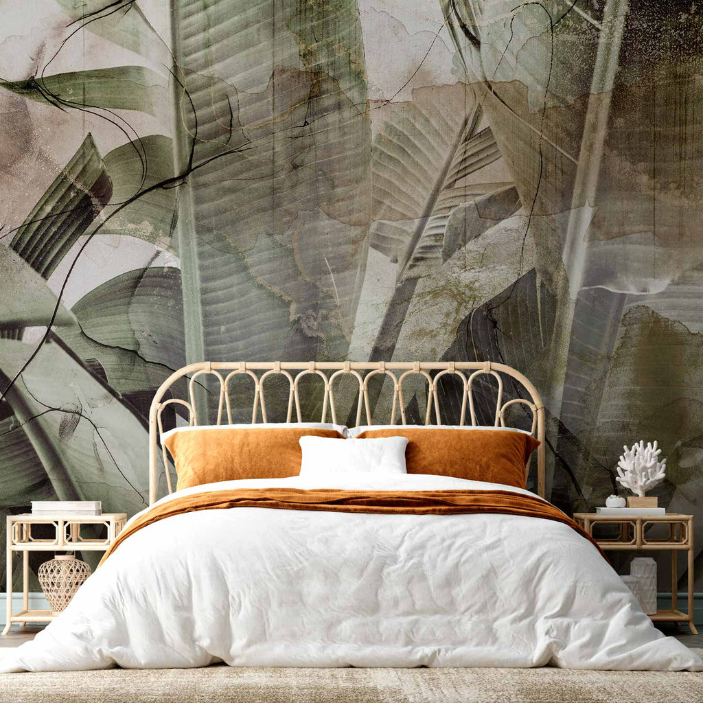 Banana Leaves Tropical Wall Mural