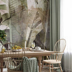 Banana Leaves Tropical Wall Mural