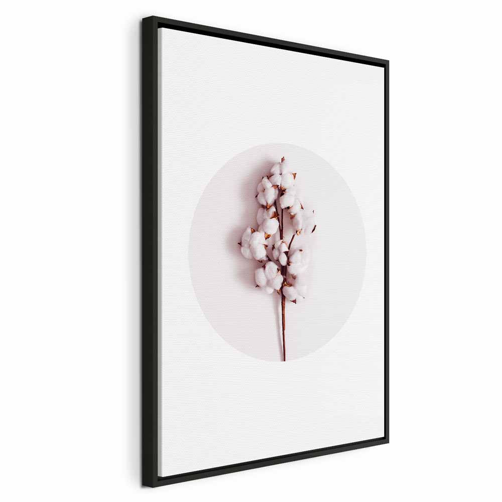 Soft Cotton Floral Canvas Print