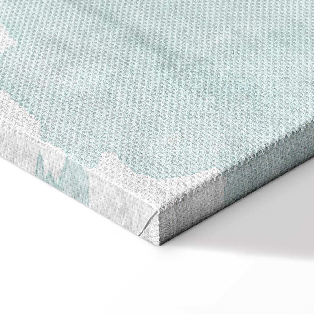 Mint Leaf Calm Nature Canvas Print