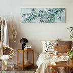 Mint Leaf Calm Nature Canvas Print