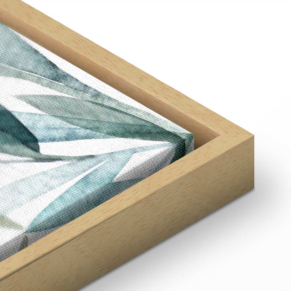 Mint Leaf Calm Nature Canvas Print