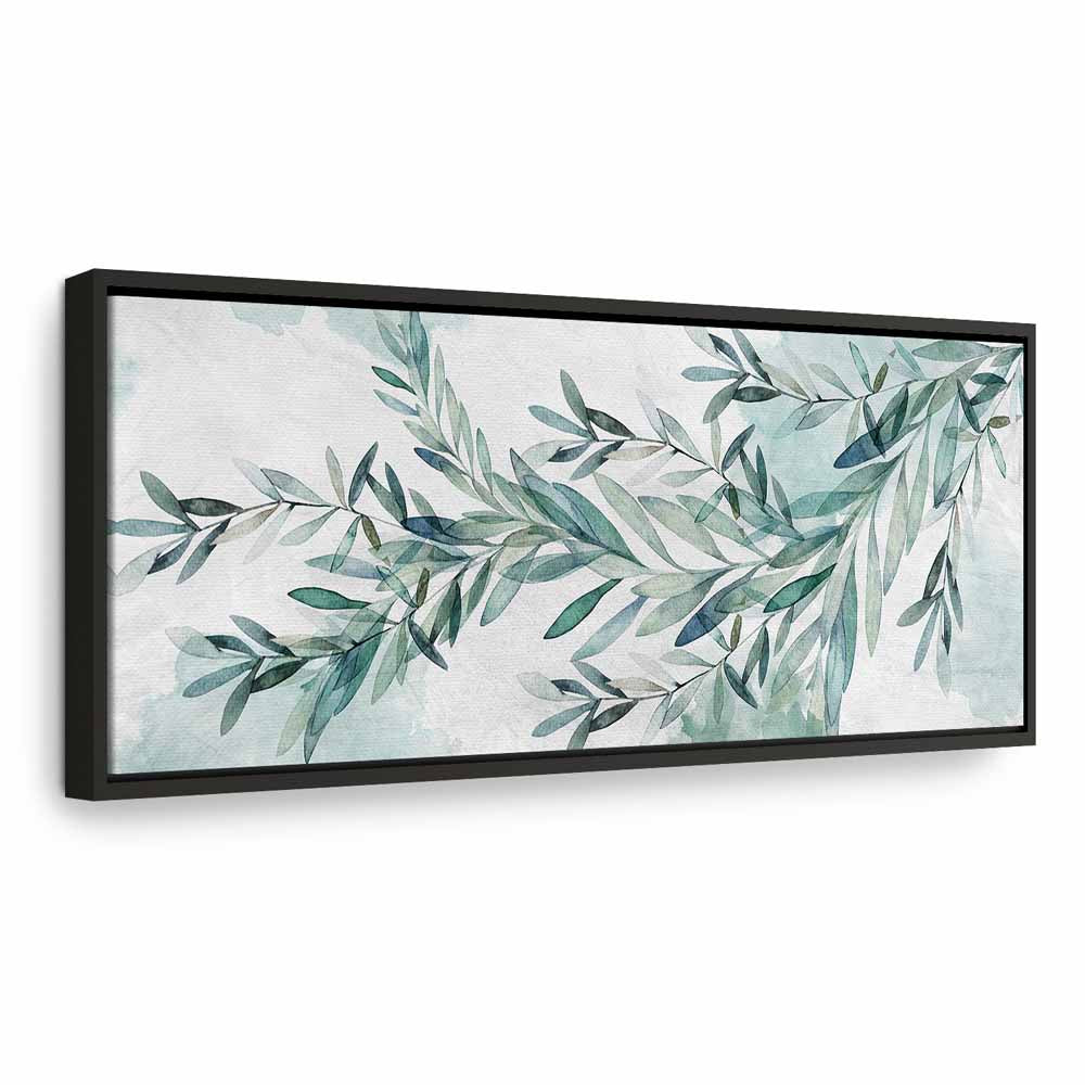 Mint Leaf Calm Nature Canvas Print