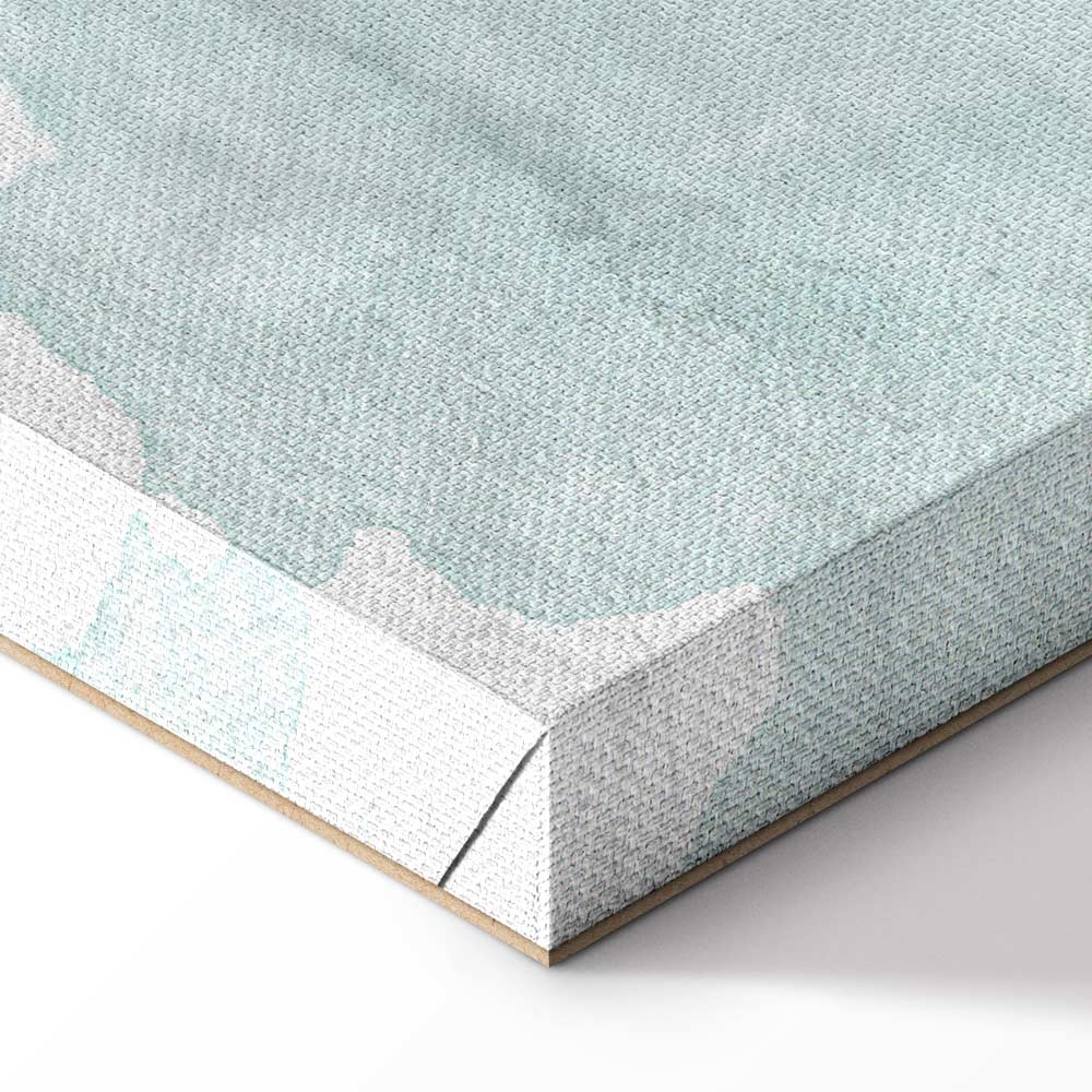 Mint Leaf Calm Nature Canvas Print