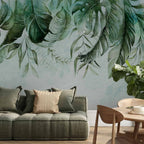 Green Leaf Nature Wall Mural