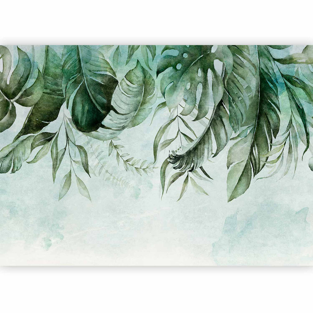 Green Leaf Nature Wall Mural