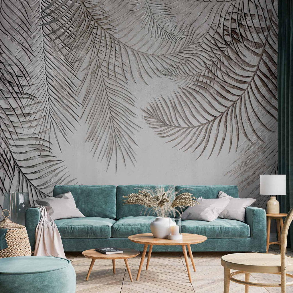 Night Palm Trees Tropical Wall Mural