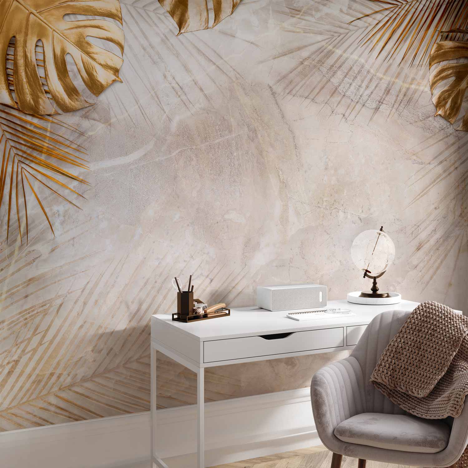 Tropical Palm Leaves Nature Wall Mural