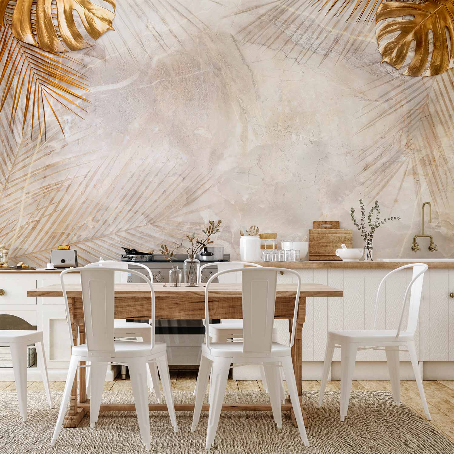 Tropical Palm Leaves Nature Wall Mural