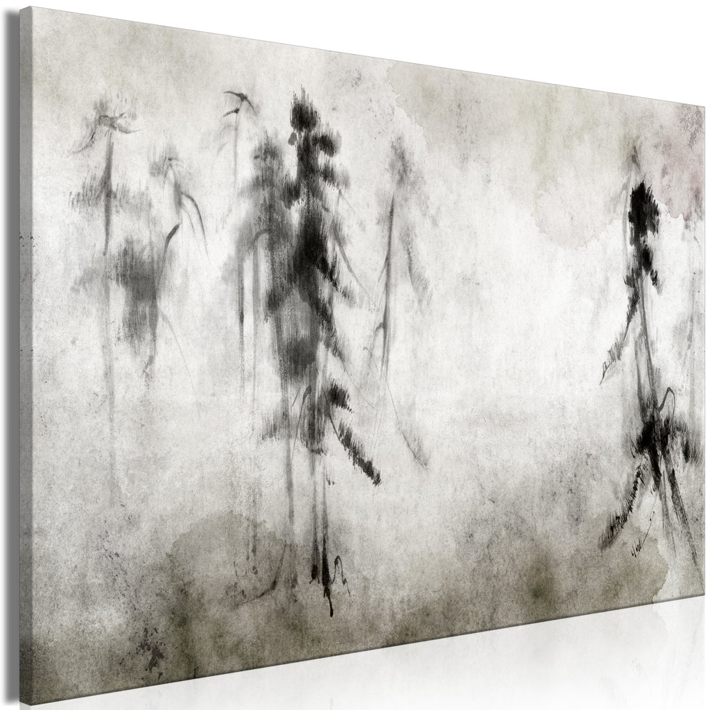 Canvas Print Leaves Wide - Mysterious Tact of Nature