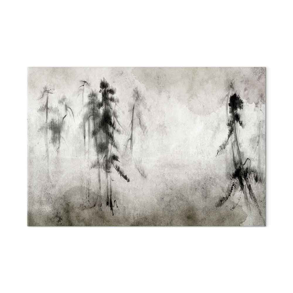 Abstract Trees Nature Wide Canvas Print