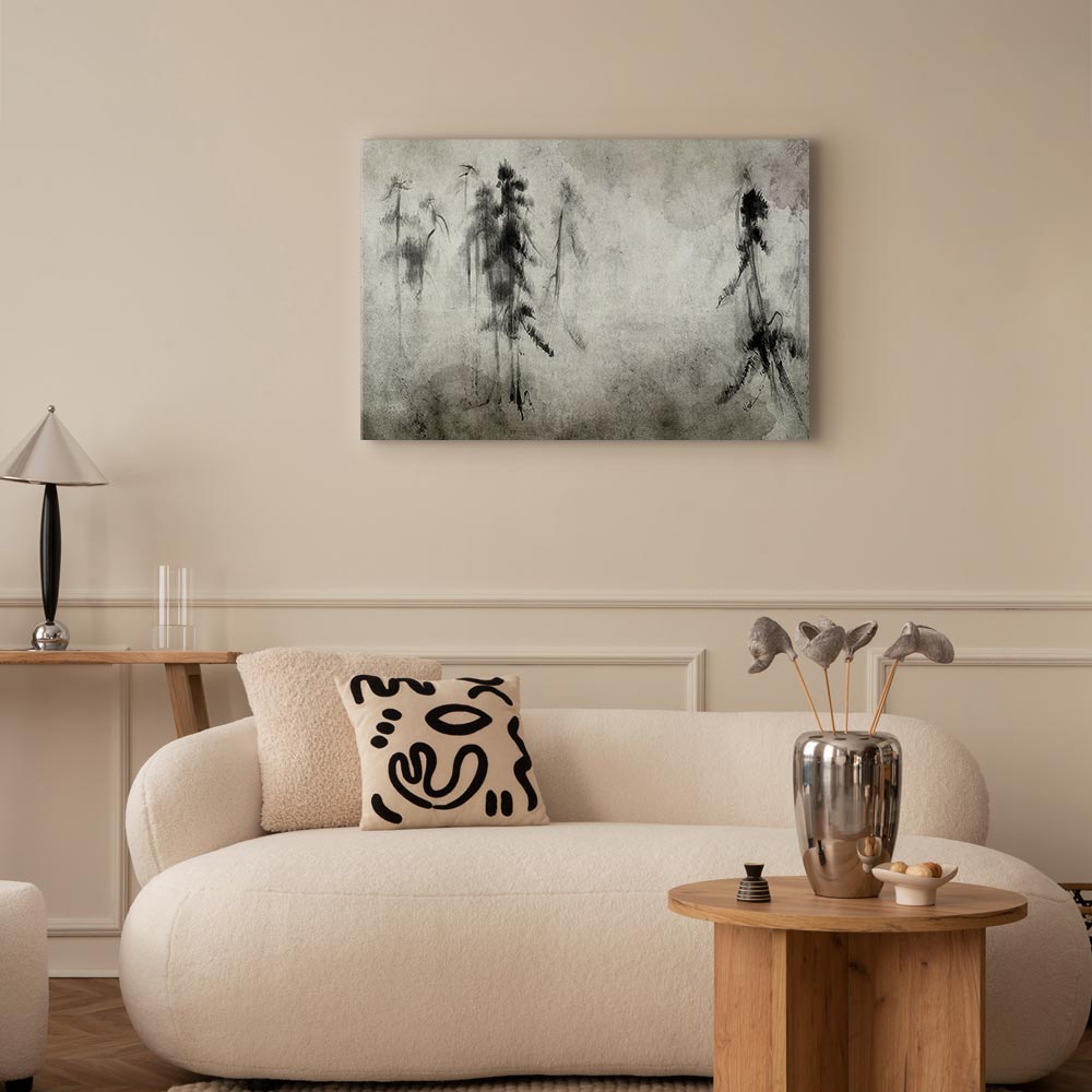 Abstract Trees Nature Wide Canvas Print