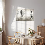 Abstract Trees Nature Wide Canvas Print