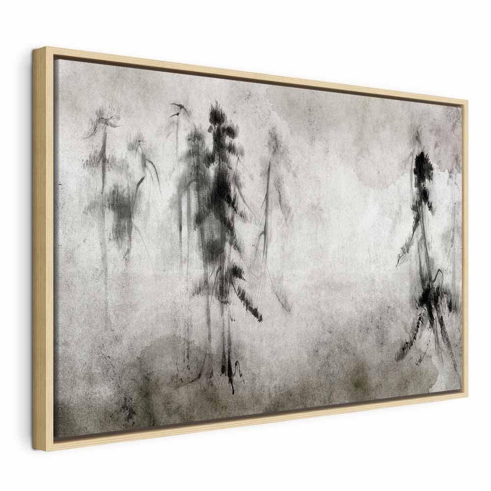 Abstract Trees Nature Wide Canvas Print
