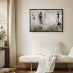 Abstract Trees Nature Wide Canvas Print