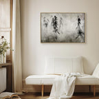 Abstract Trees Nature Wide Canvas Print