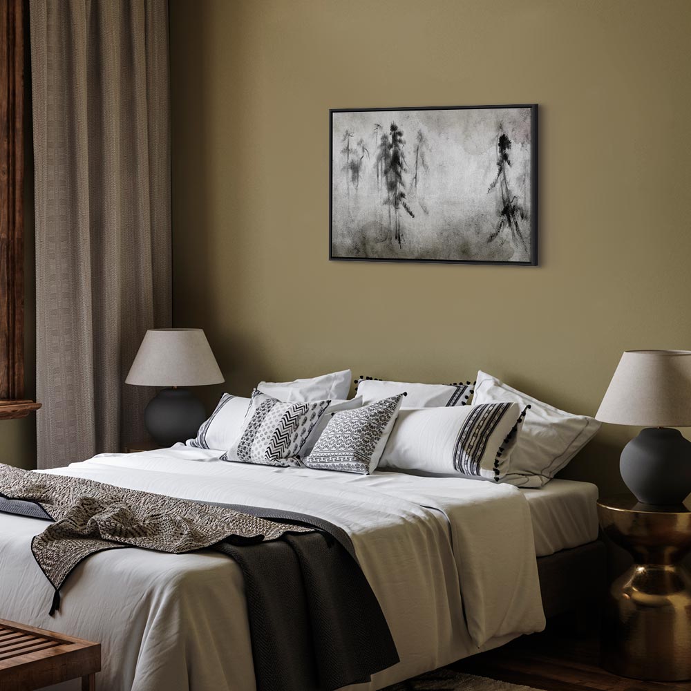 Abstract Trees Nature Wide Canvas Print