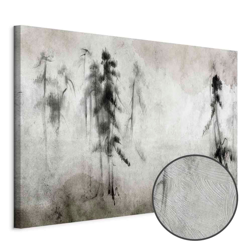 Abstract Trees Nature Wide Canvas Print
