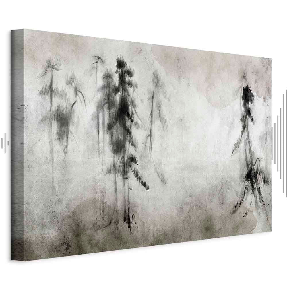 Abstract Trees Nature Wide Canvas Print