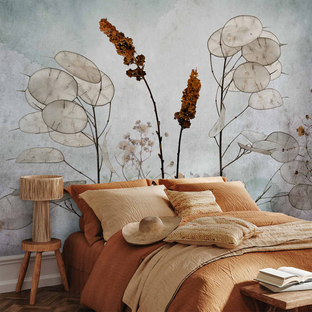 Lunaria Meadow Floral Wall Mural