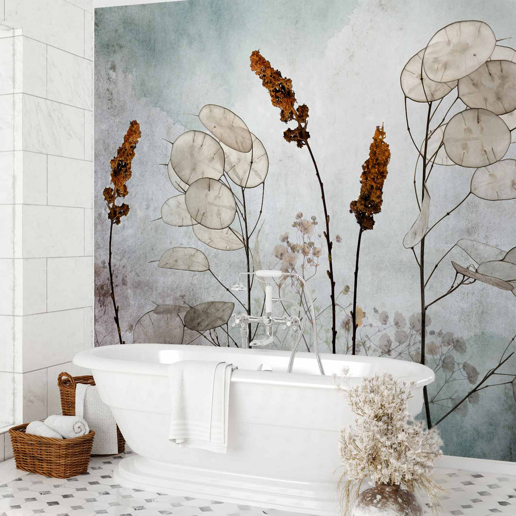 Lunaria Meadow Floral Wall Mural