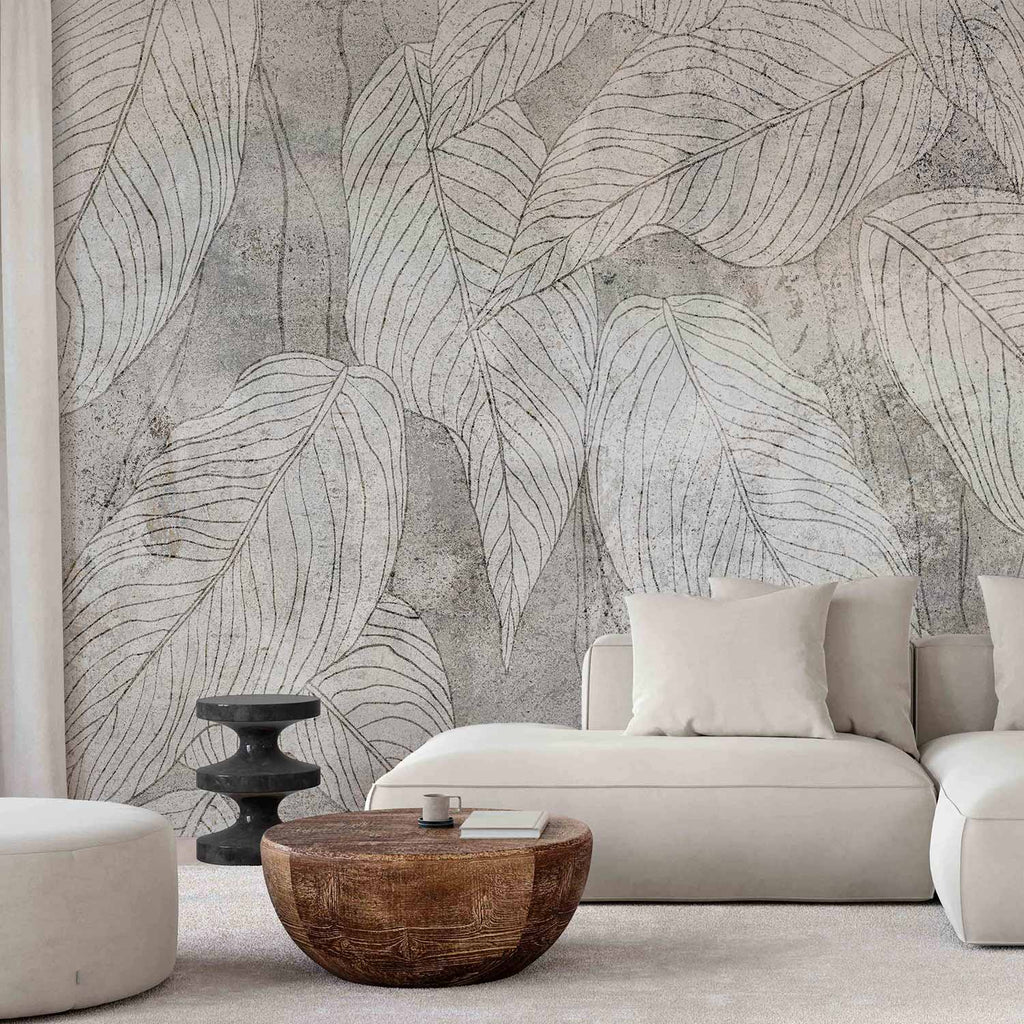 Leaf Shadow Nature Wall Mural