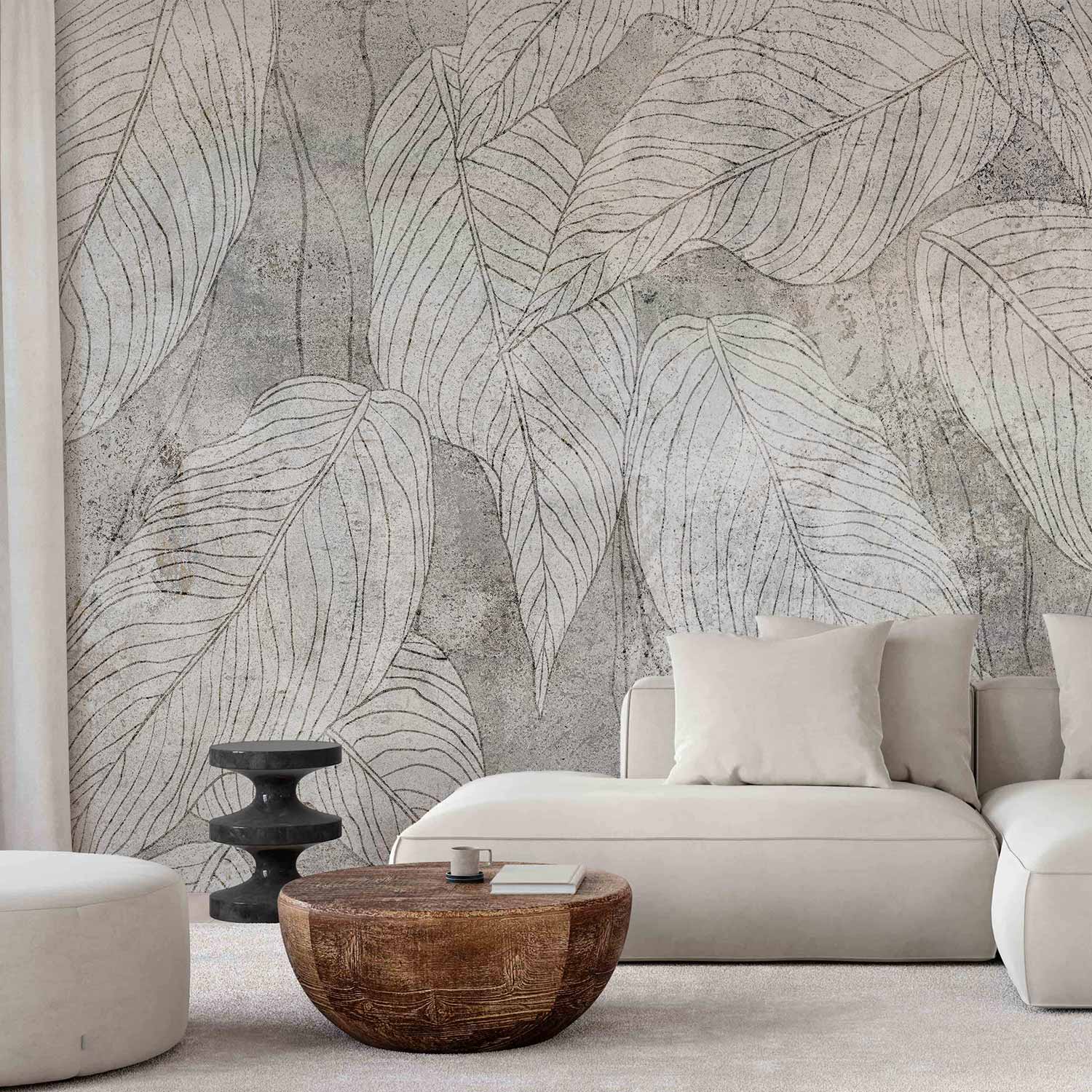 Leaf Shadow Nature Wall Mural